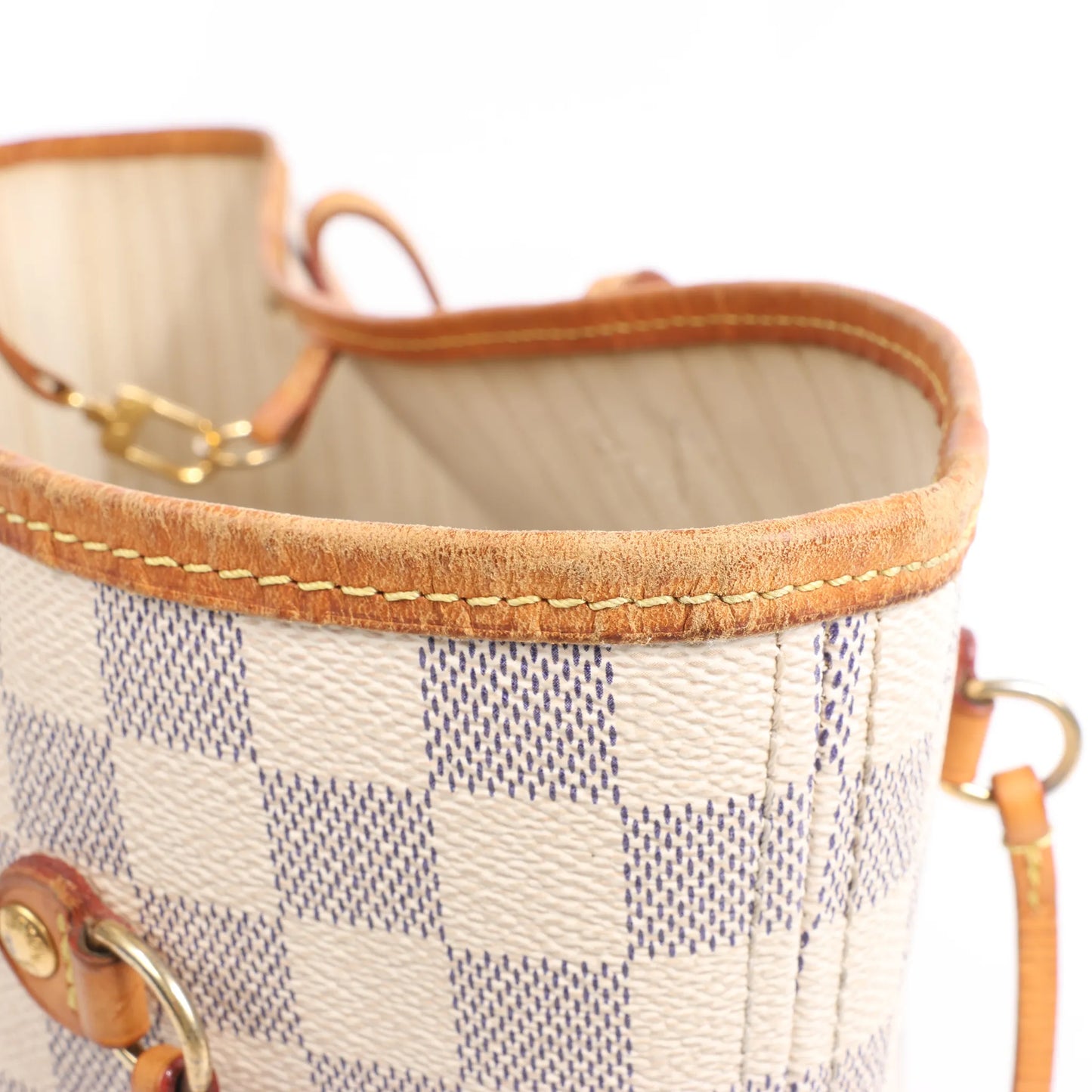 Louis Vuitton Damier Azur Neverfull MM Shoulder Bag N41361