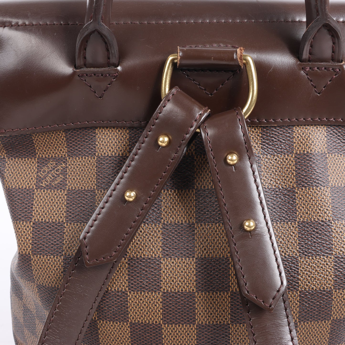 Louis Vuitton Damier Ebene Soho Backpack N51132