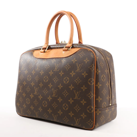 Louis Vuitton Monogram Canvas Deauville Handbag in Brown M47270