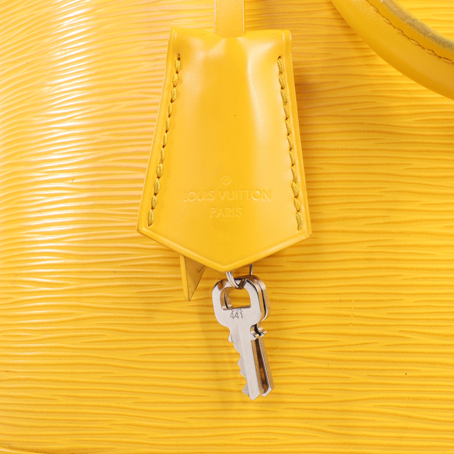 Louis Vuitton Epi Leather Alma PM Handbag in Yellow M40951
