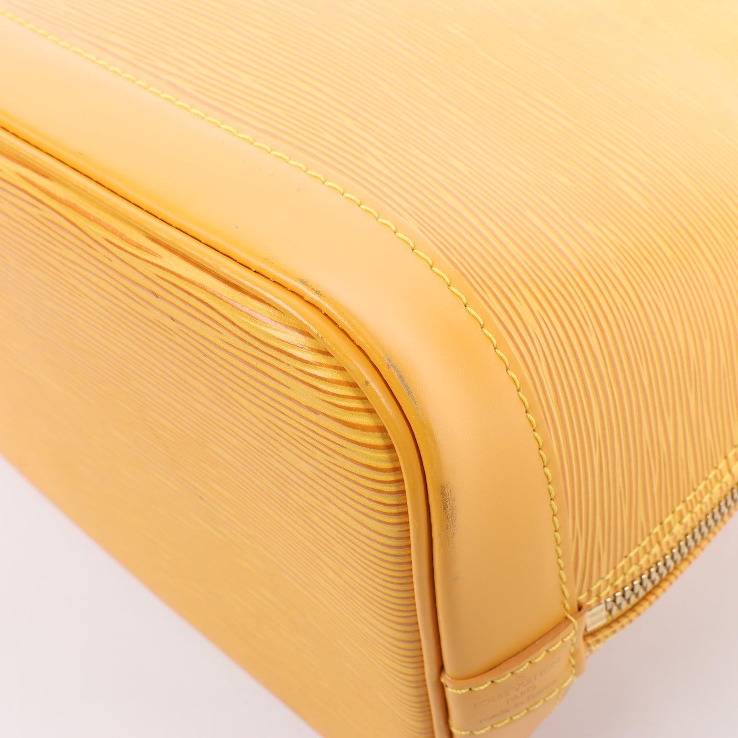 Louis Vuitton Epi Leather Alma PM Handbag in Yellow M52149