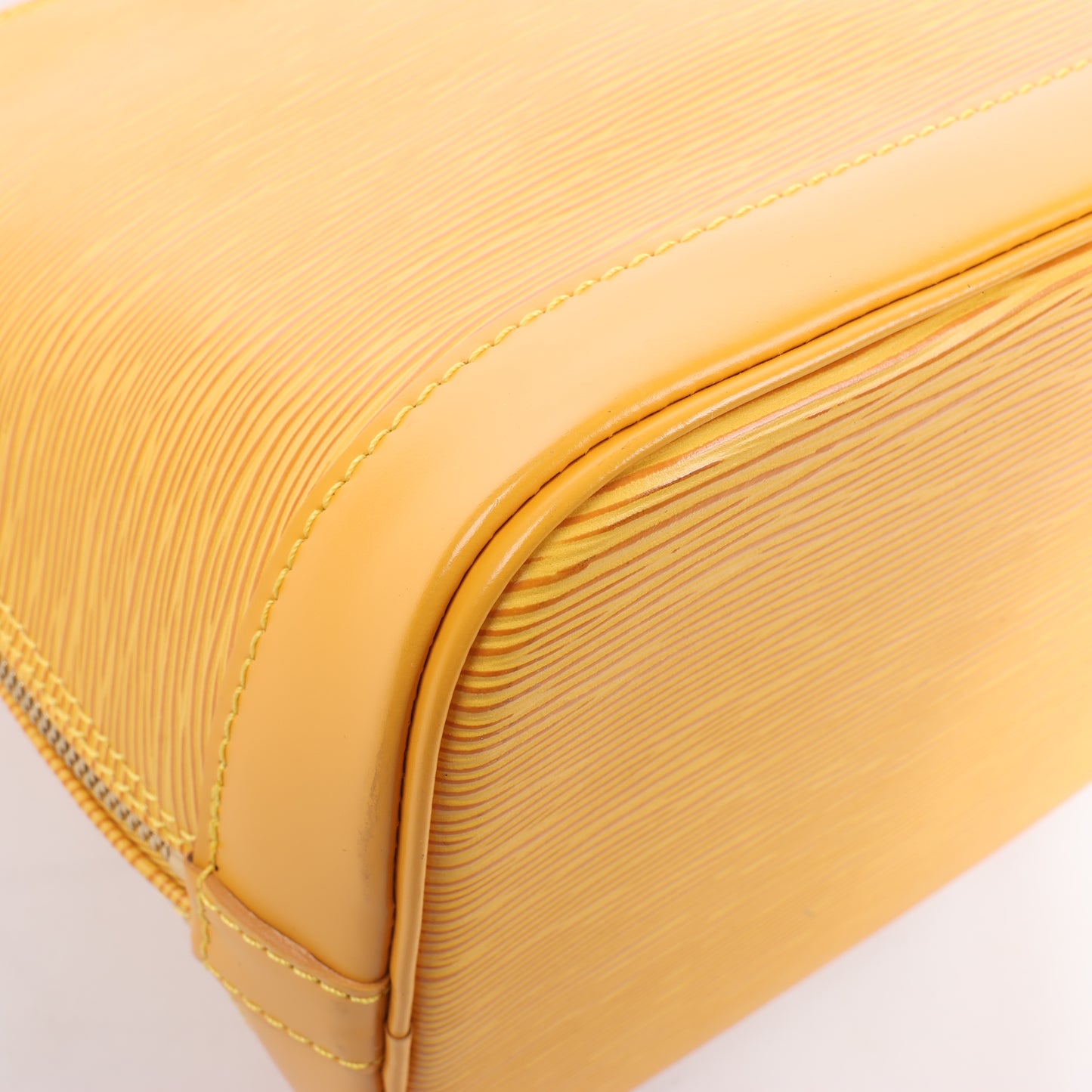 Louis Vuitton Epi Leather Alma PM Handbag in Yellow M52149