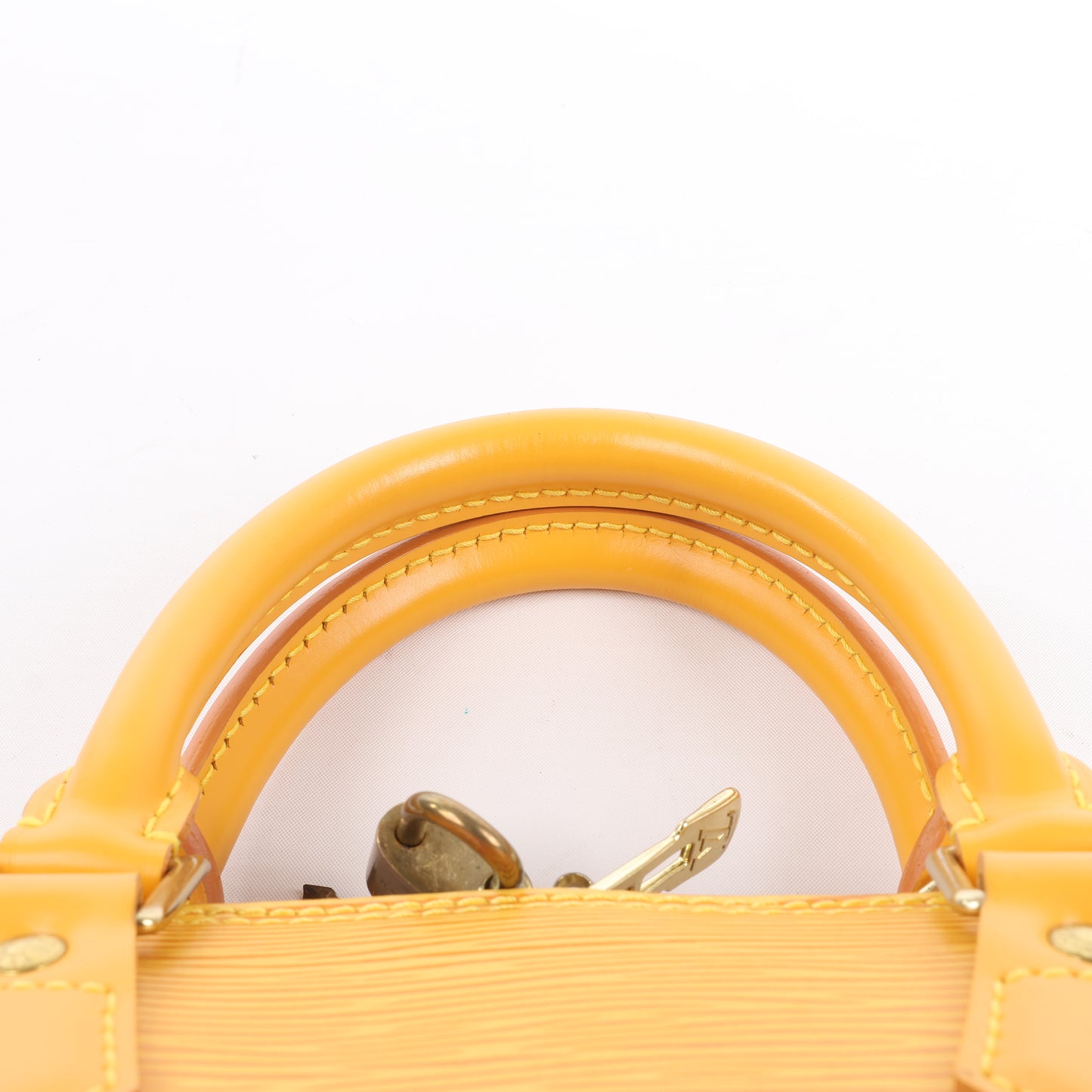 Louis Vuitton Epi Leather Alma PM Handbag in Yellow M52149