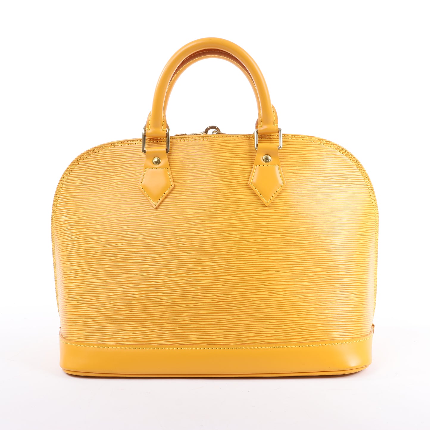 Louis Vuitton Epi Leather Alma PM Handbag in Yellow M52149