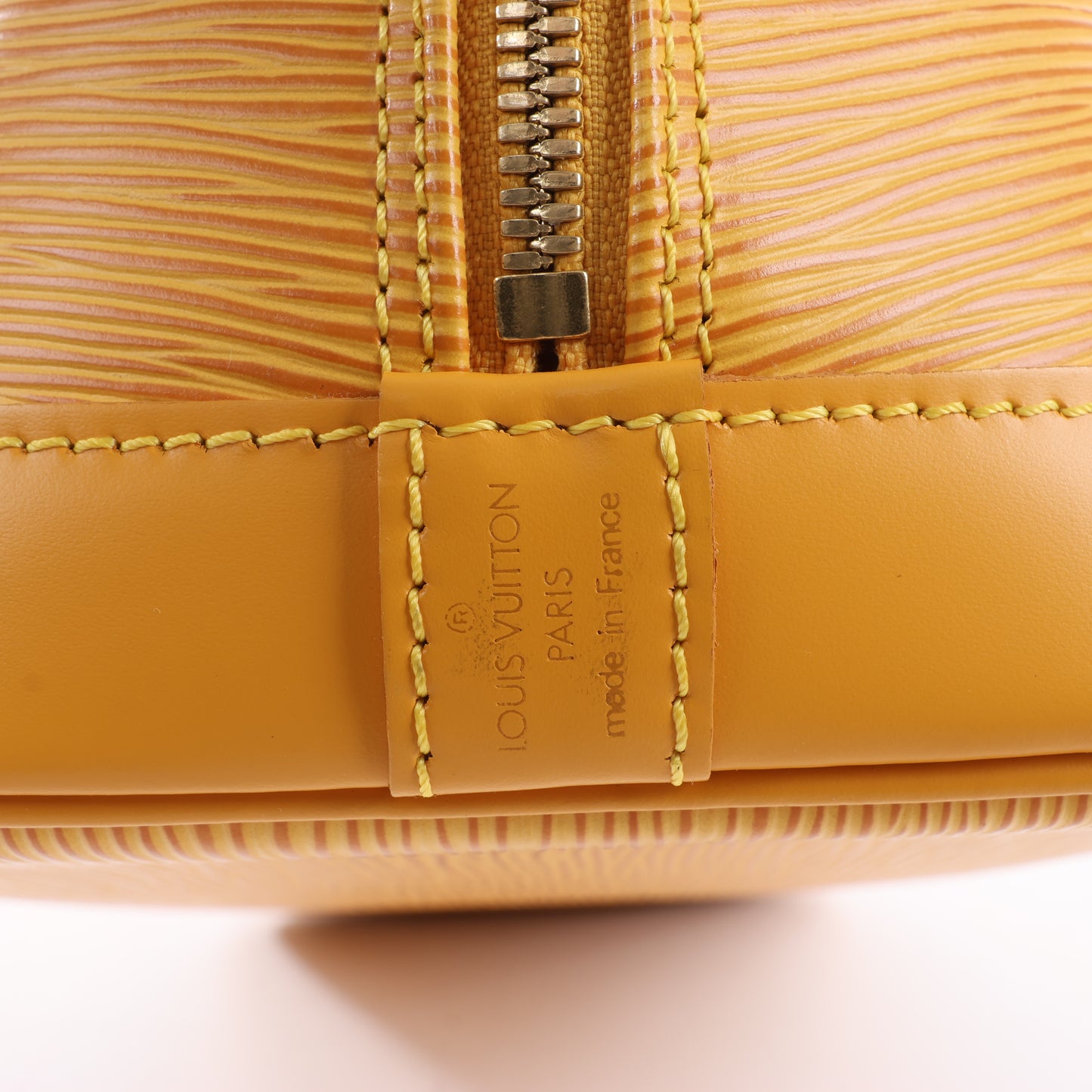 Louis Vuitton Epi Leather Alma PM Handbag in Yellow M52149