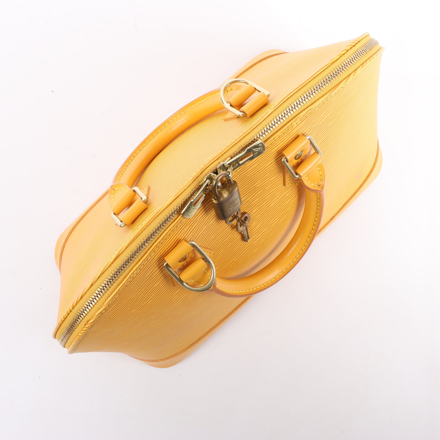 Louis Vuitton Epi Leather Alma PM Handbag in Yellow M52149
