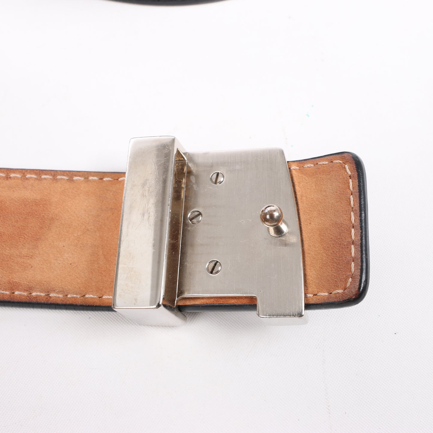 Louis Vuitton Epi Leather LV Initiales Belt 80 32 in Black