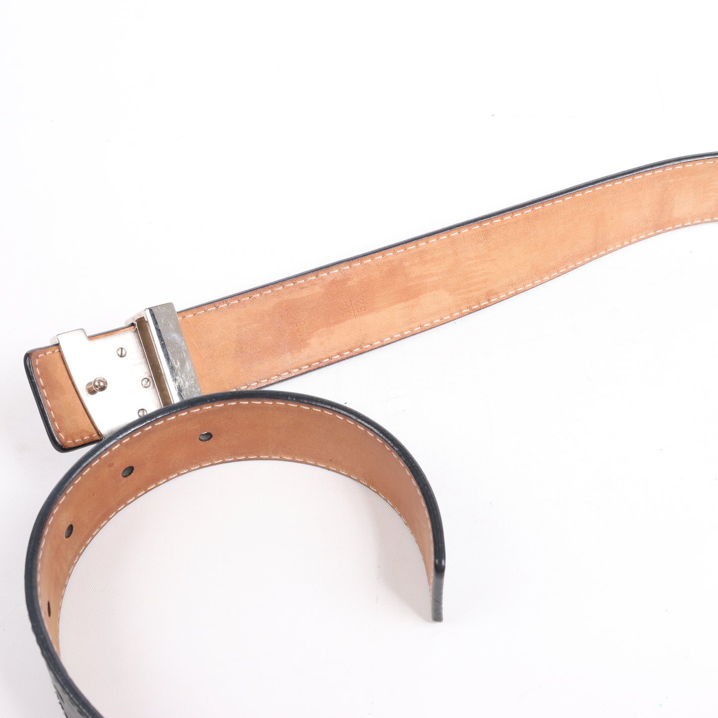 Louis Vuitton Epi Leather LV Initiales Belt 80 32 in Black