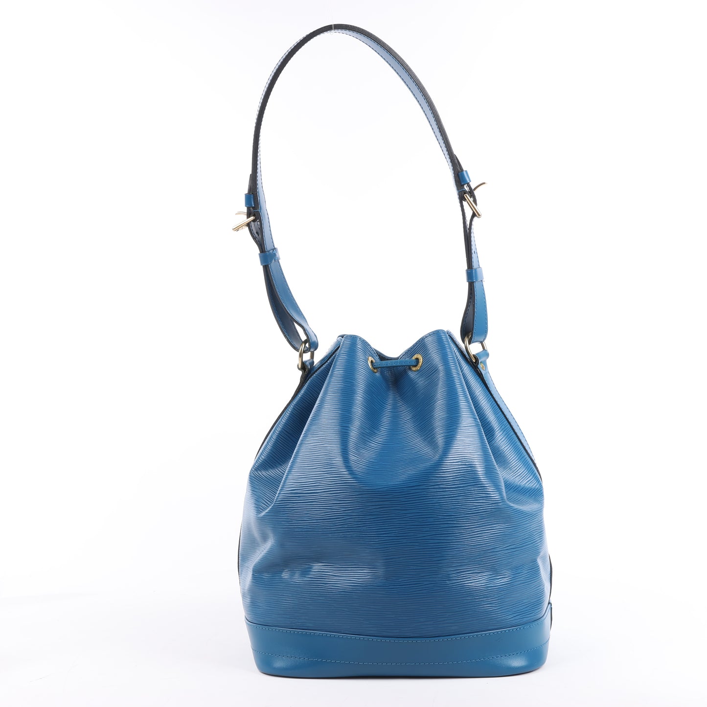 Sac bandoulière Louis Vuitton Noé en cuir épi bleu M44005