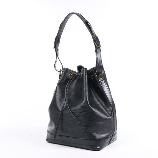 Louis Vuitton Epi Leather Noe Shoulder Bag in Black M59002