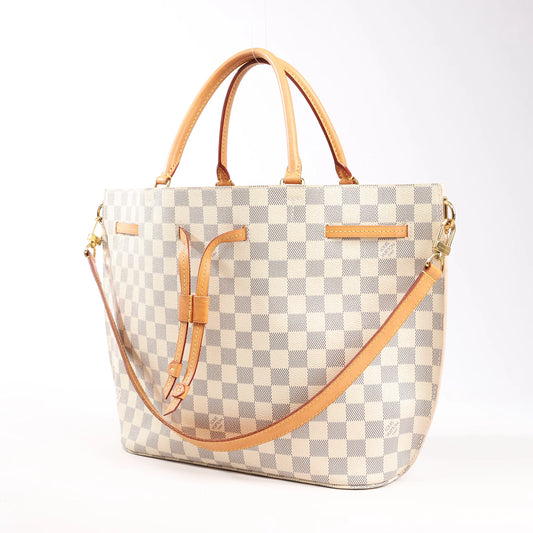 Louis Vuitton Girolata Damier Azur 2Way Handbag in Beige N41579