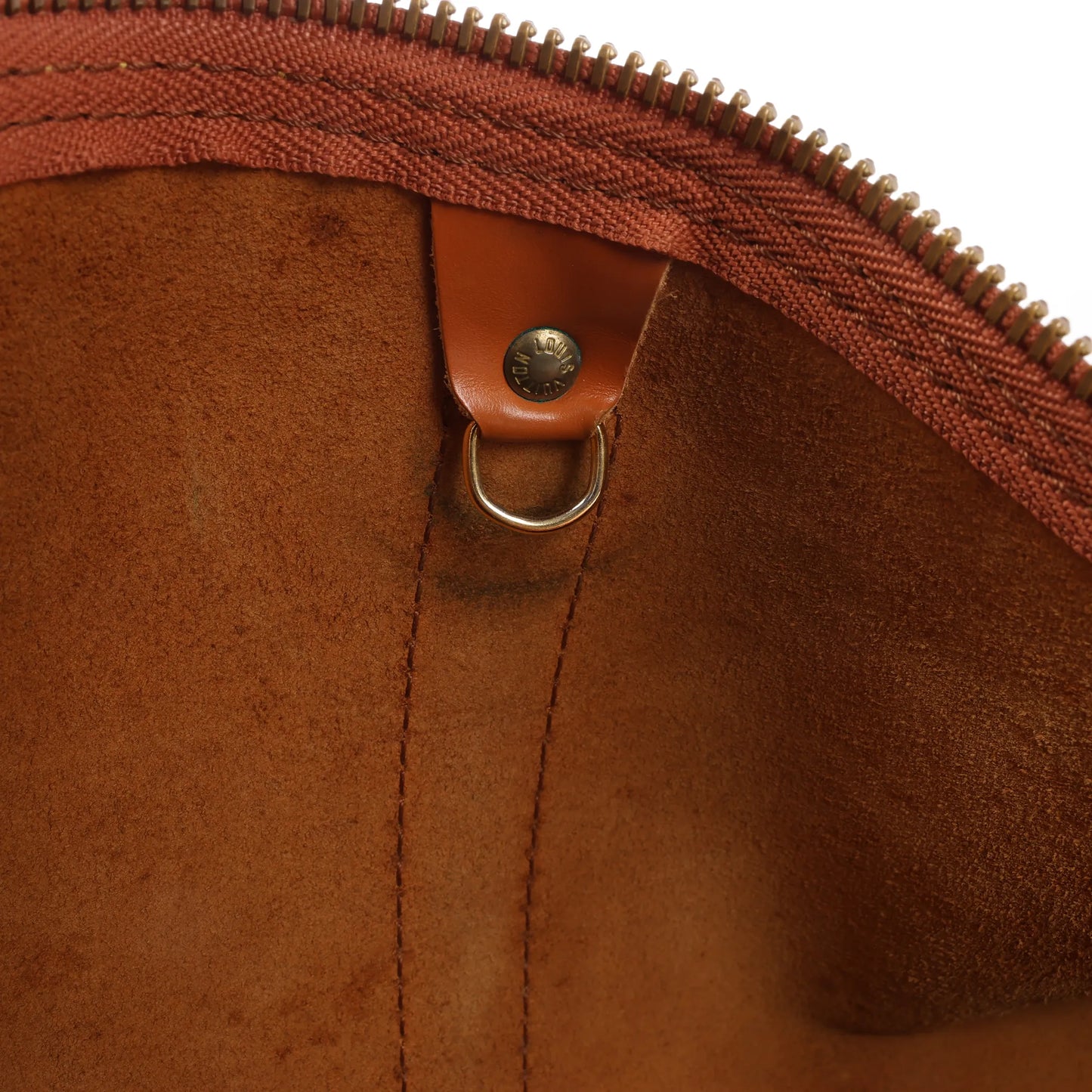 Louis Vuitton Epi Leather Keepall 45 Travel Bag in Brown M42978