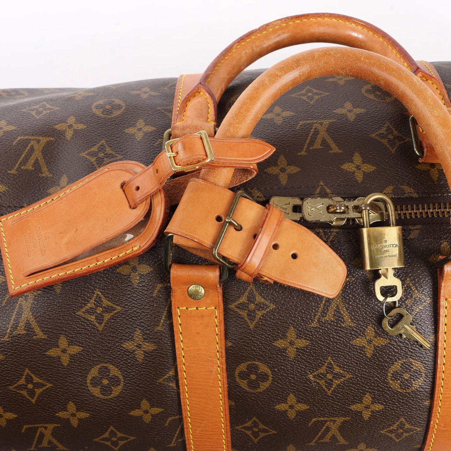 Louis Vuitton Monogram Canvas Keepall 55 Travel Bag M41424