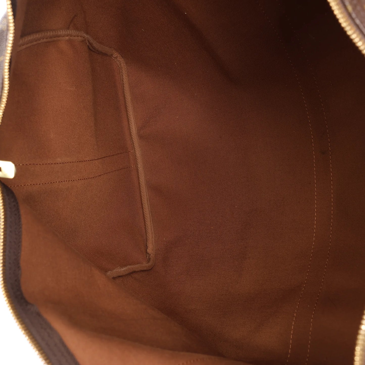 Sac de voyage Louis Vuitton Keepall Bandoulière 60 en toile Monogram marron