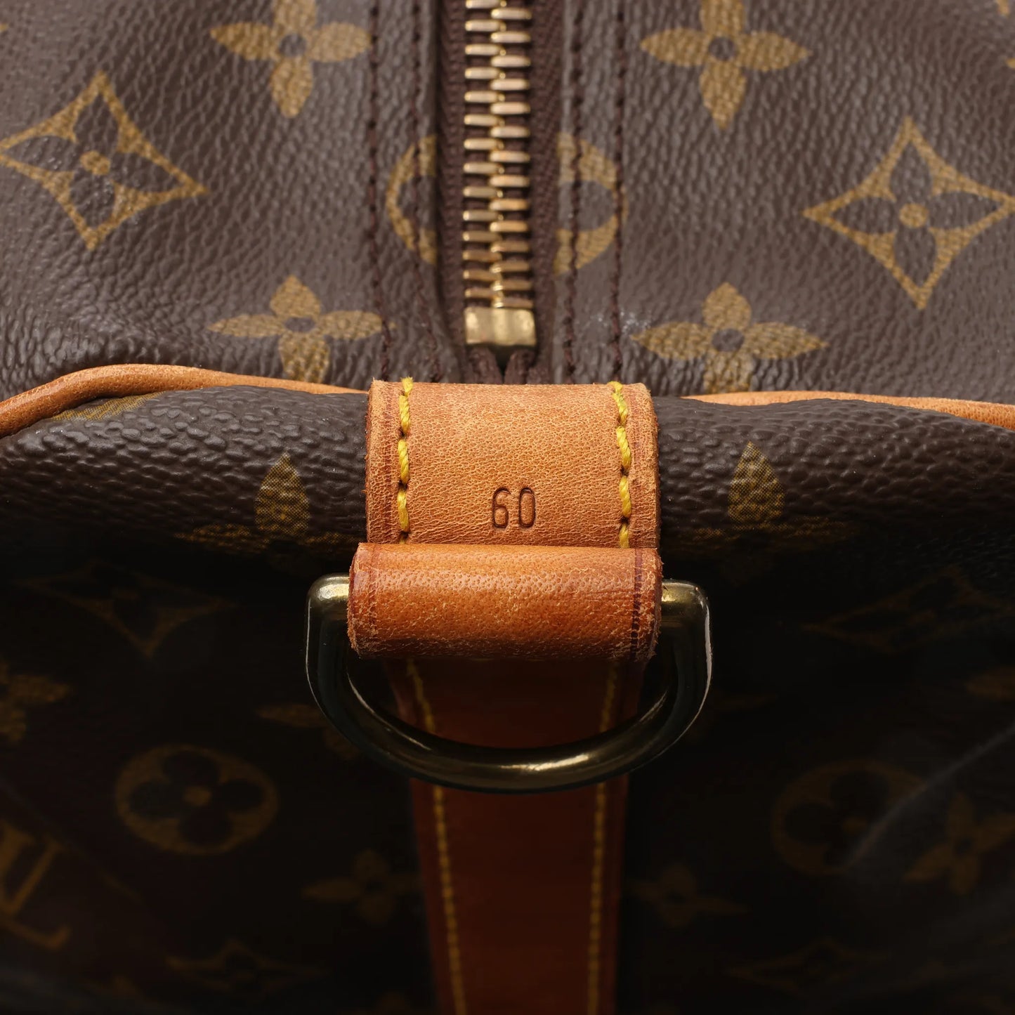 Louis Vuitton Monogram Canvas Keepall Bandoulière 60 Travel Bag M41412