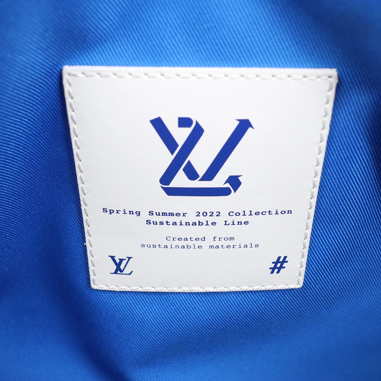 Louis Vuitton Keepall Bandoulière 50 Landscape Travel Bag in Blue M59676