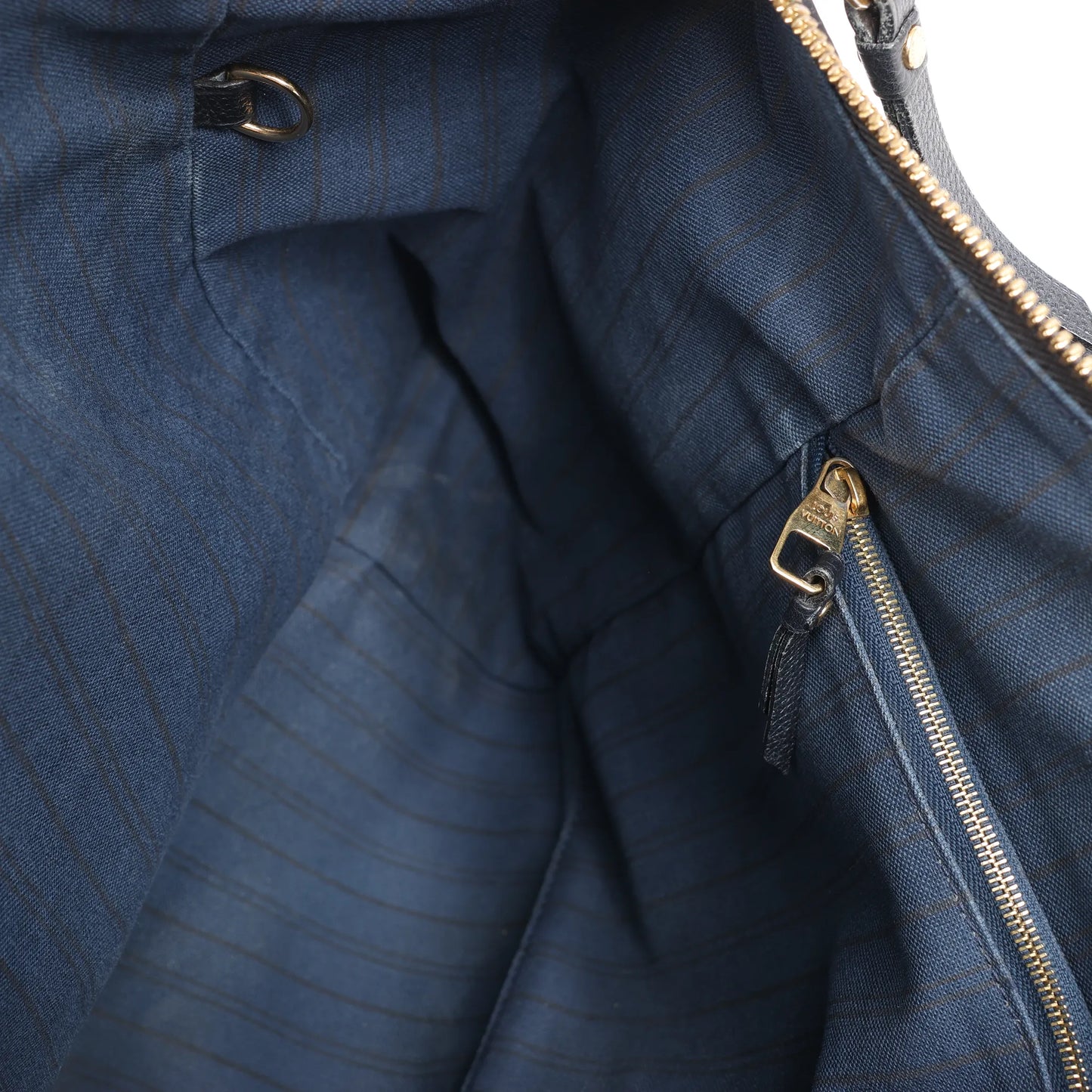 Louis Vuitton Monogram Empreinte Lumineuse PM Shoulder Bag in Navy Blue M93410