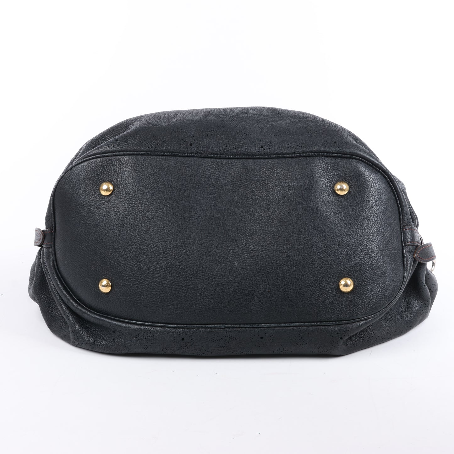 Sac à main Louis Vuitton Mahina Lunar L en cuir noir M95765