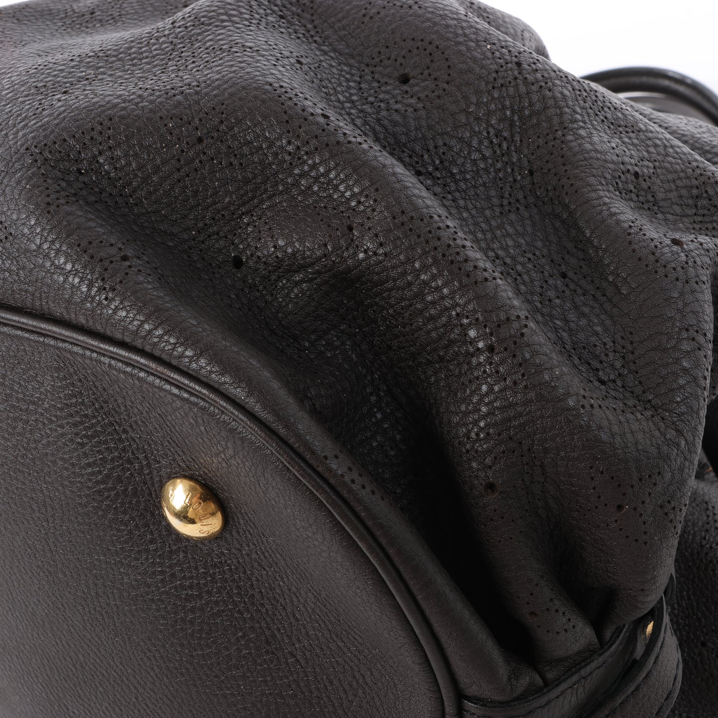 Louis Vuitton Monogram Mahina Leather Lunar XL Handbag in Brown M93810
