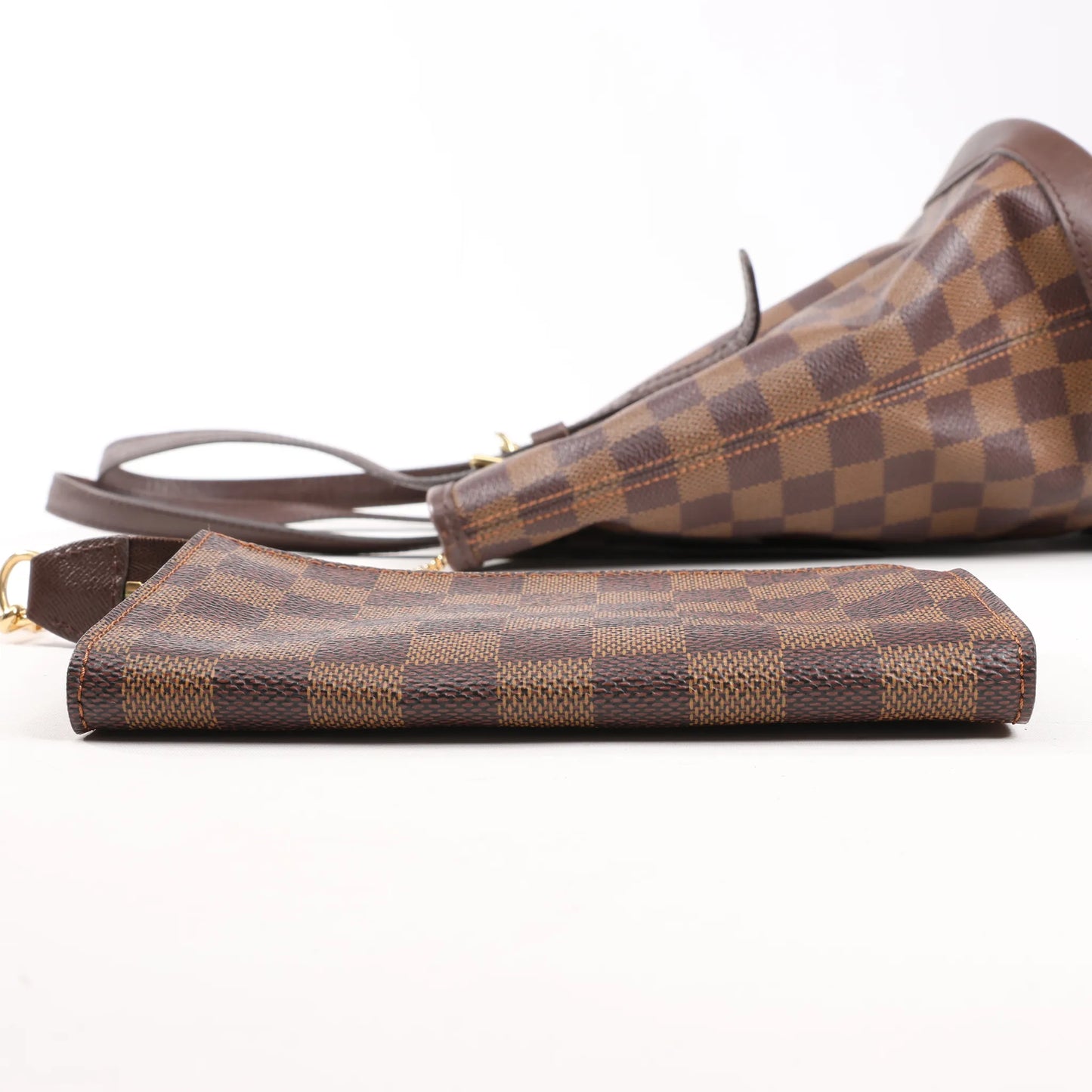 Louis Vuitton Damier Malle Shoulder Bag in Brown N42240