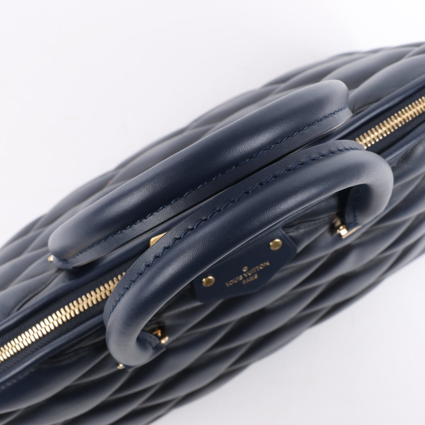Sac à main Louis Vuitton Malletage Alma GM bleu marine M23723