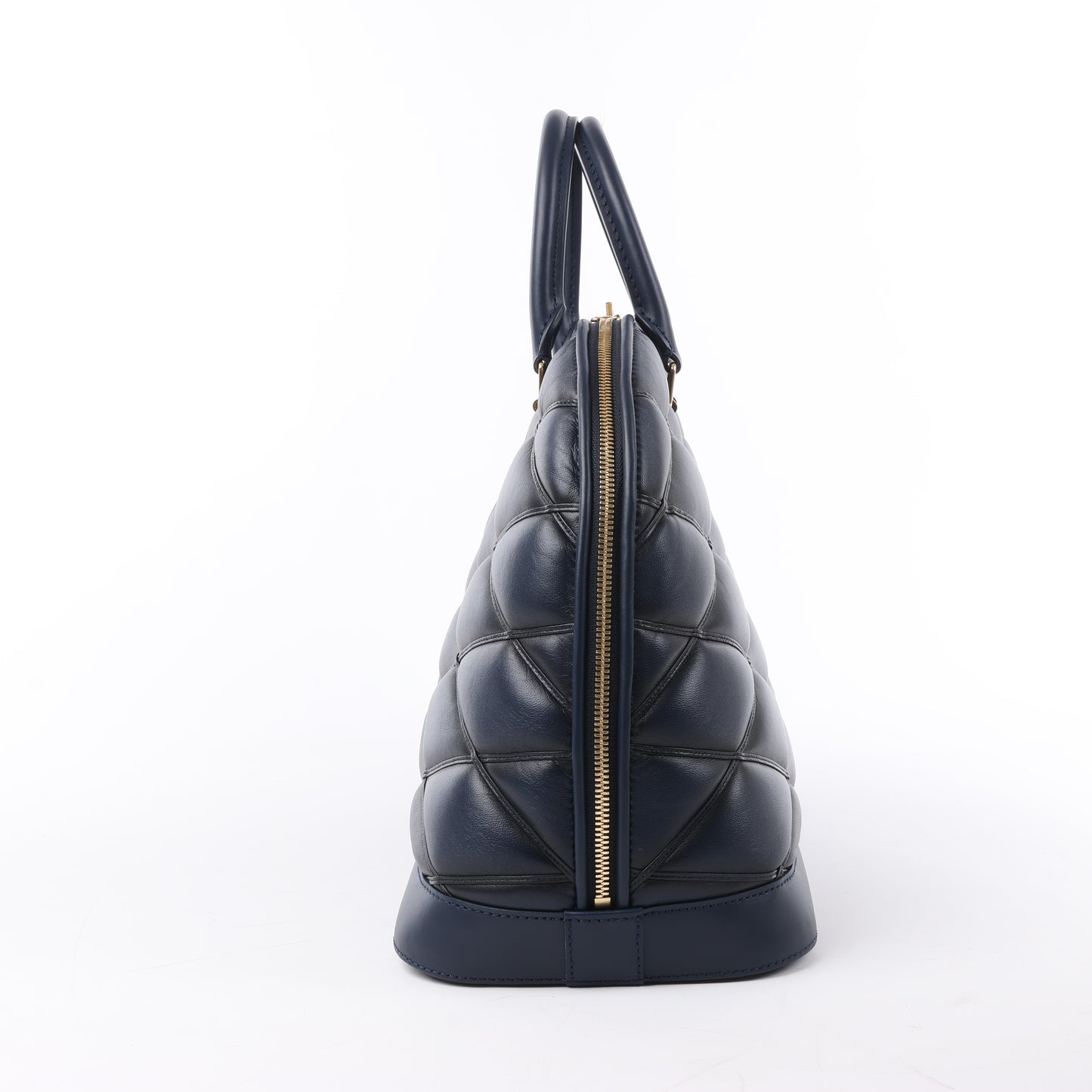 Louis Vuitton Malletage Alma GM Handbag in Navy Blue M23723