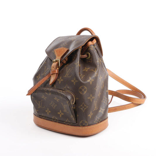 Louis Vuitton Monogramme Toile Montsouris Vintage Mini Sac À Dos M51137