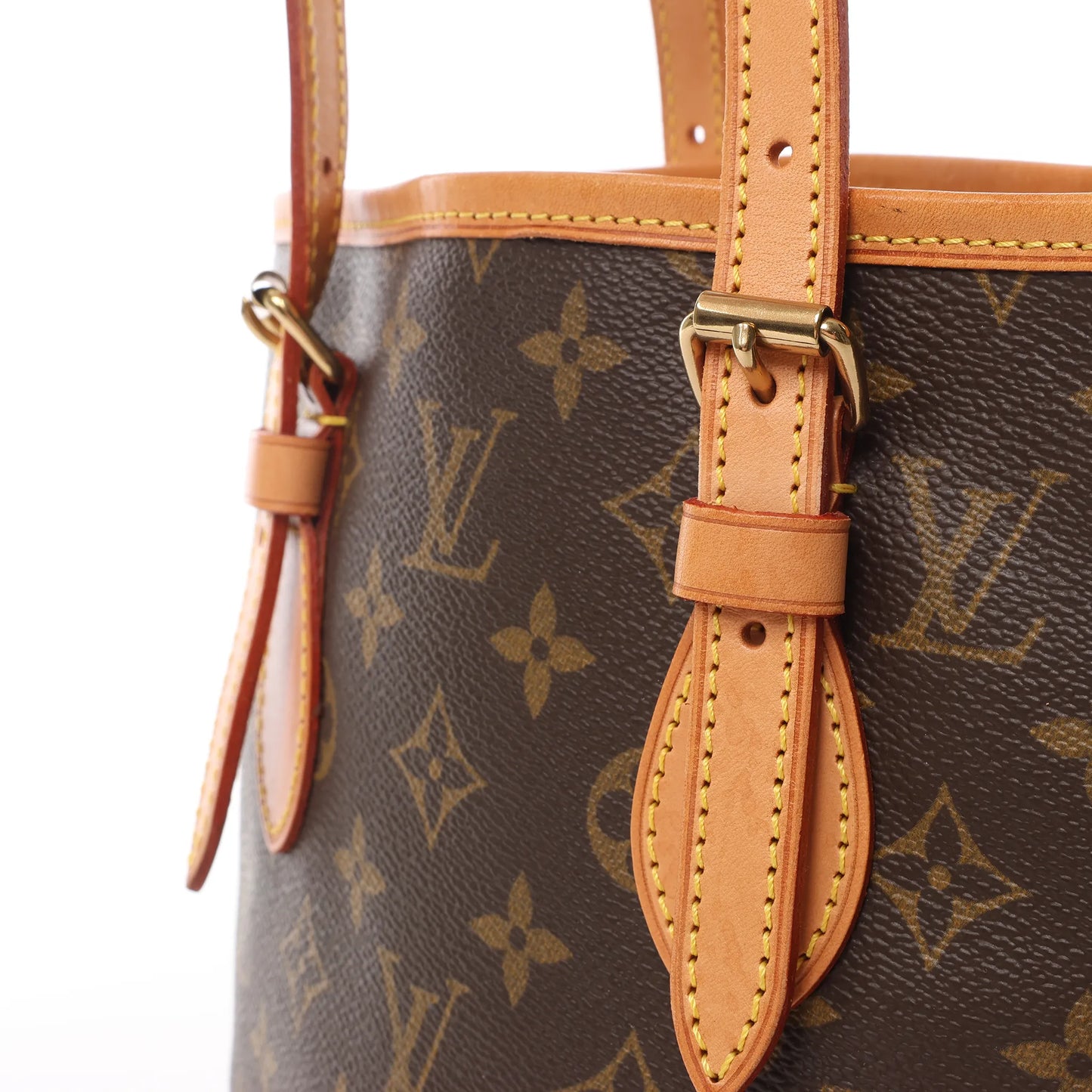 Louis Vuitton Monogram Canvas Bucket PM Umhängetasche M42238