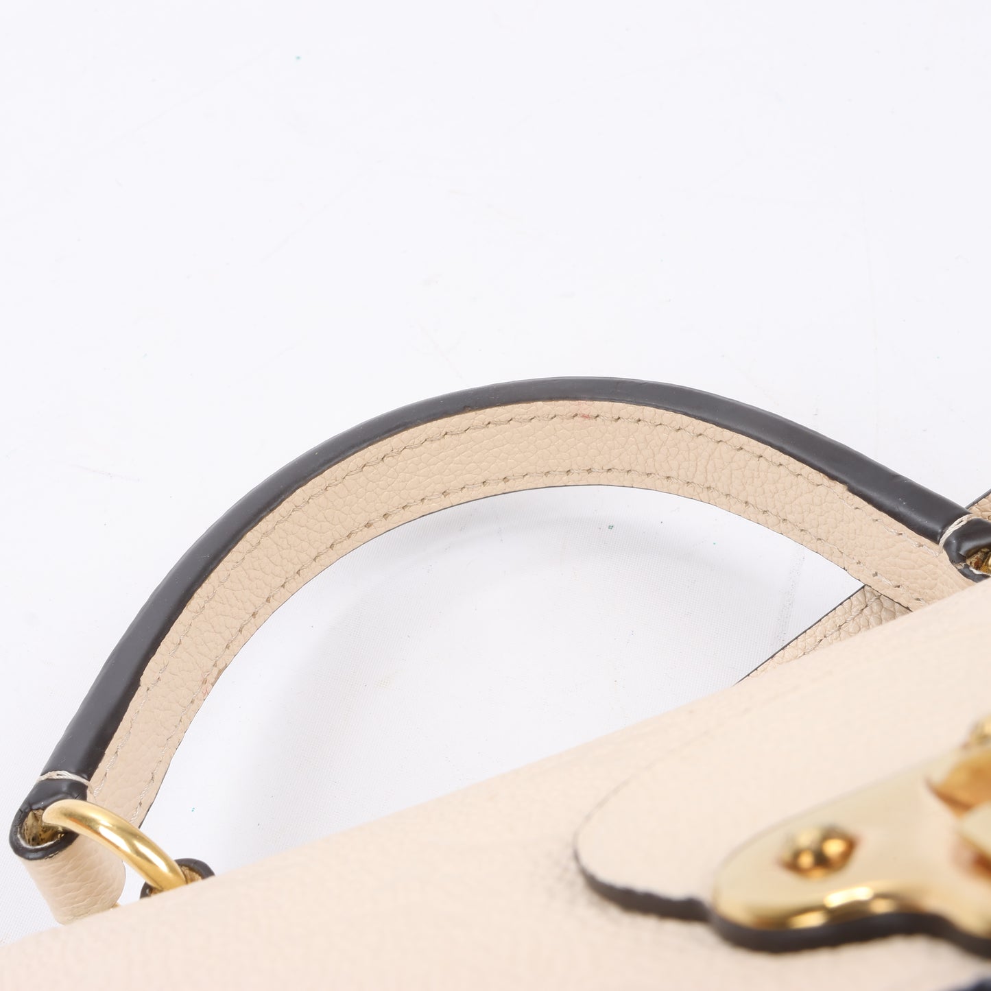 Louis Vuitton Monogramme Empreinte Georges BB 2Way Sac à main en Beige M53943
