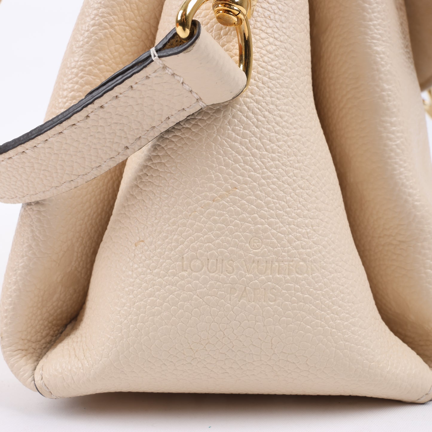 Louis Vuitton Monogramme Empreinte Georges BB 2Way Sac à main en Beige M53943