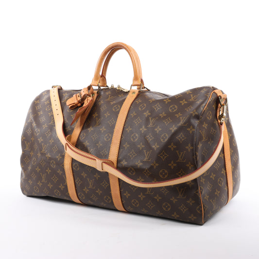Louis Vuitton Monogram Canvas Keepall Bandoulière 55 Reisetasche M41414