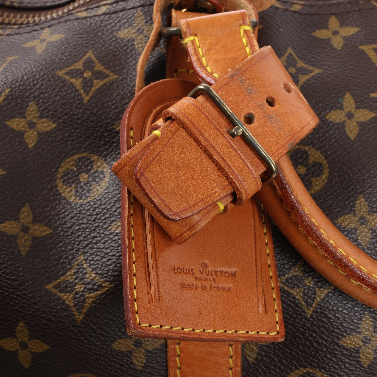 Louis Vuitton Monogram Canvas Keepall Bandoulière 60 Travel Bag M41412