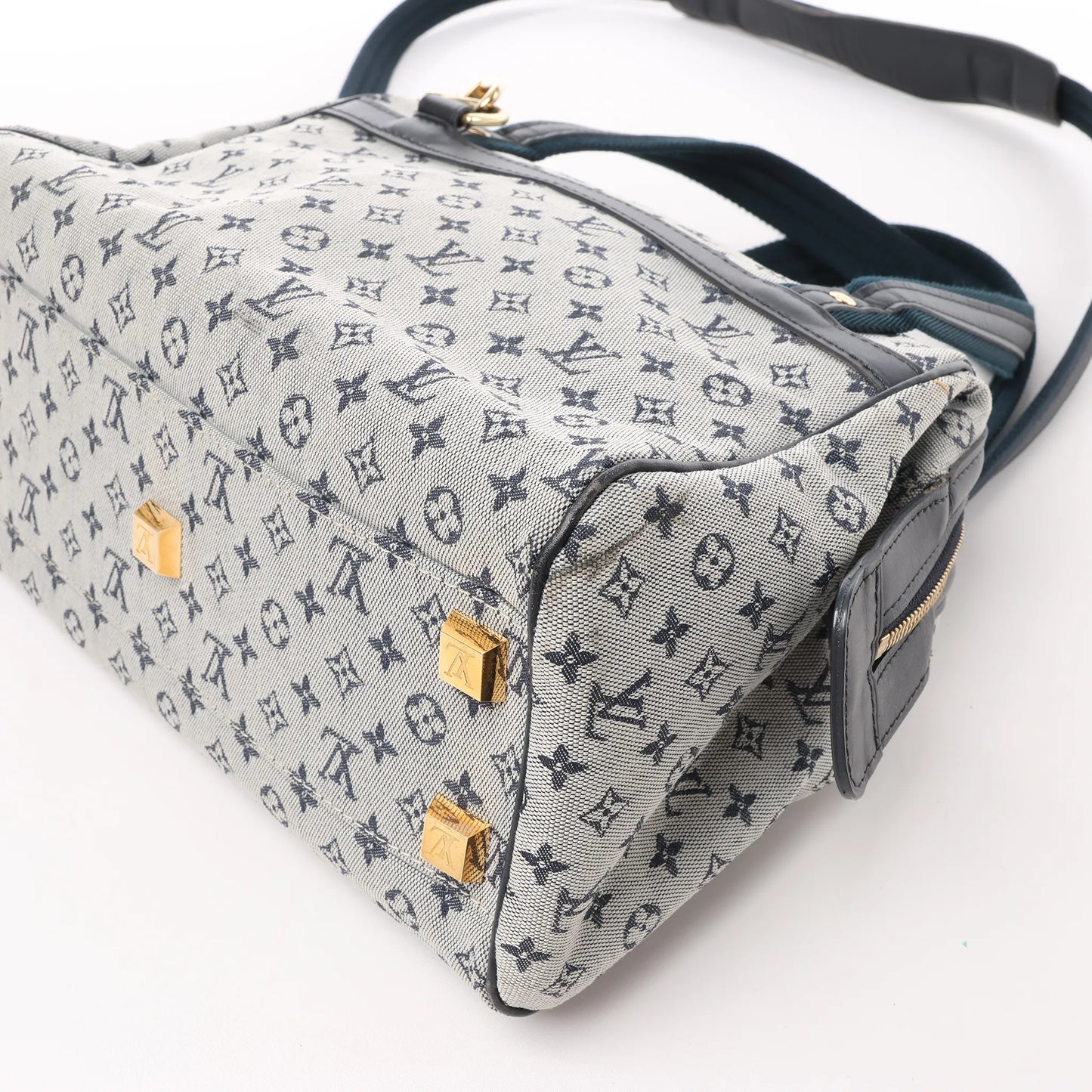 Louis Vuitton Monogram Mini Josephine PM Handbag in Gray and Navy M92312