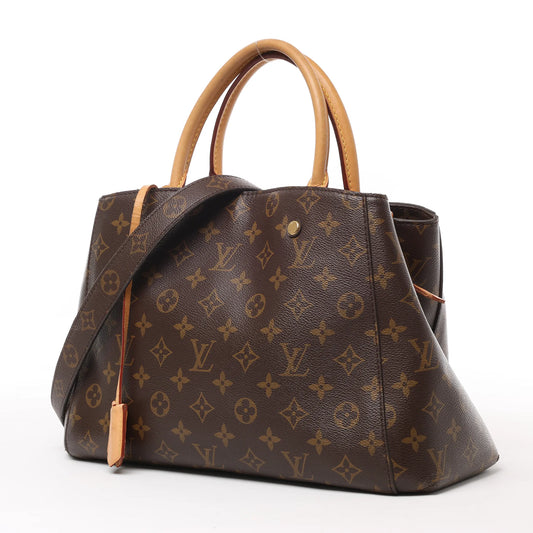 Louis Vuitton Monogram Montaigne MM 2Way Handbag M41056