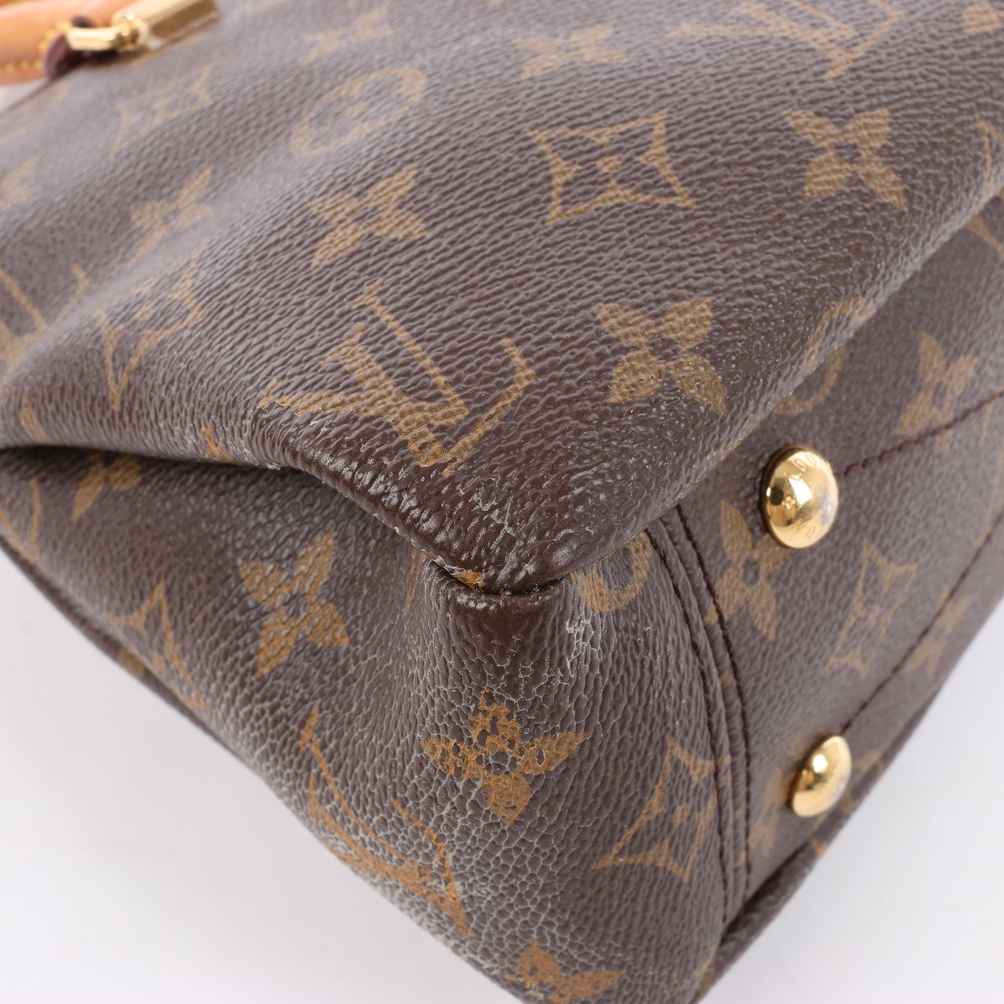 Louis Vuitton Monogram Pallas BB 2Way Handbag in Red M50068