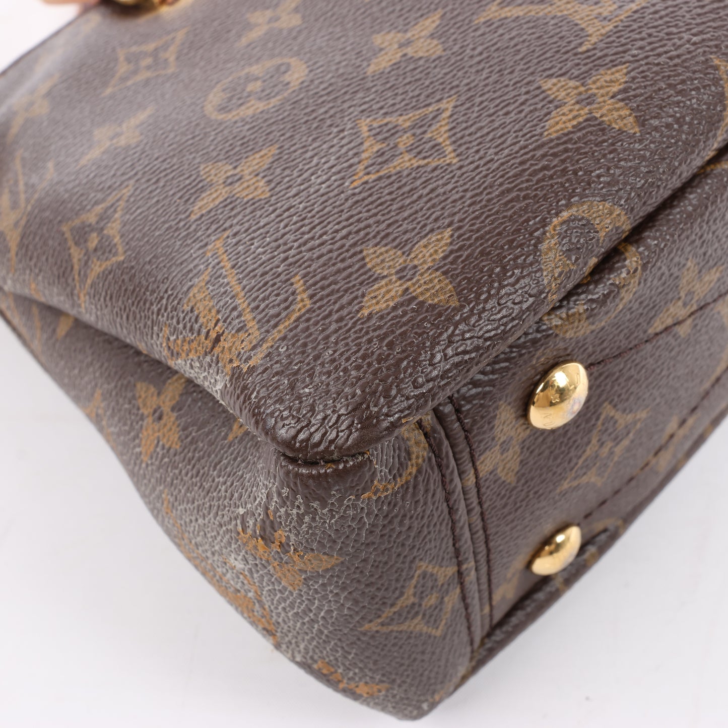 Louis Vuitton Monogram Pallas BB 2Way Handbag in Red M50068