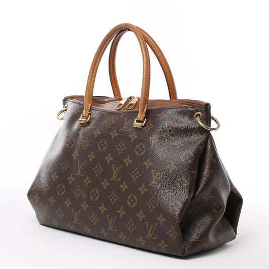 Louis Vuitton Monogram Pallas MM 2Way Handbag in Brown M40907