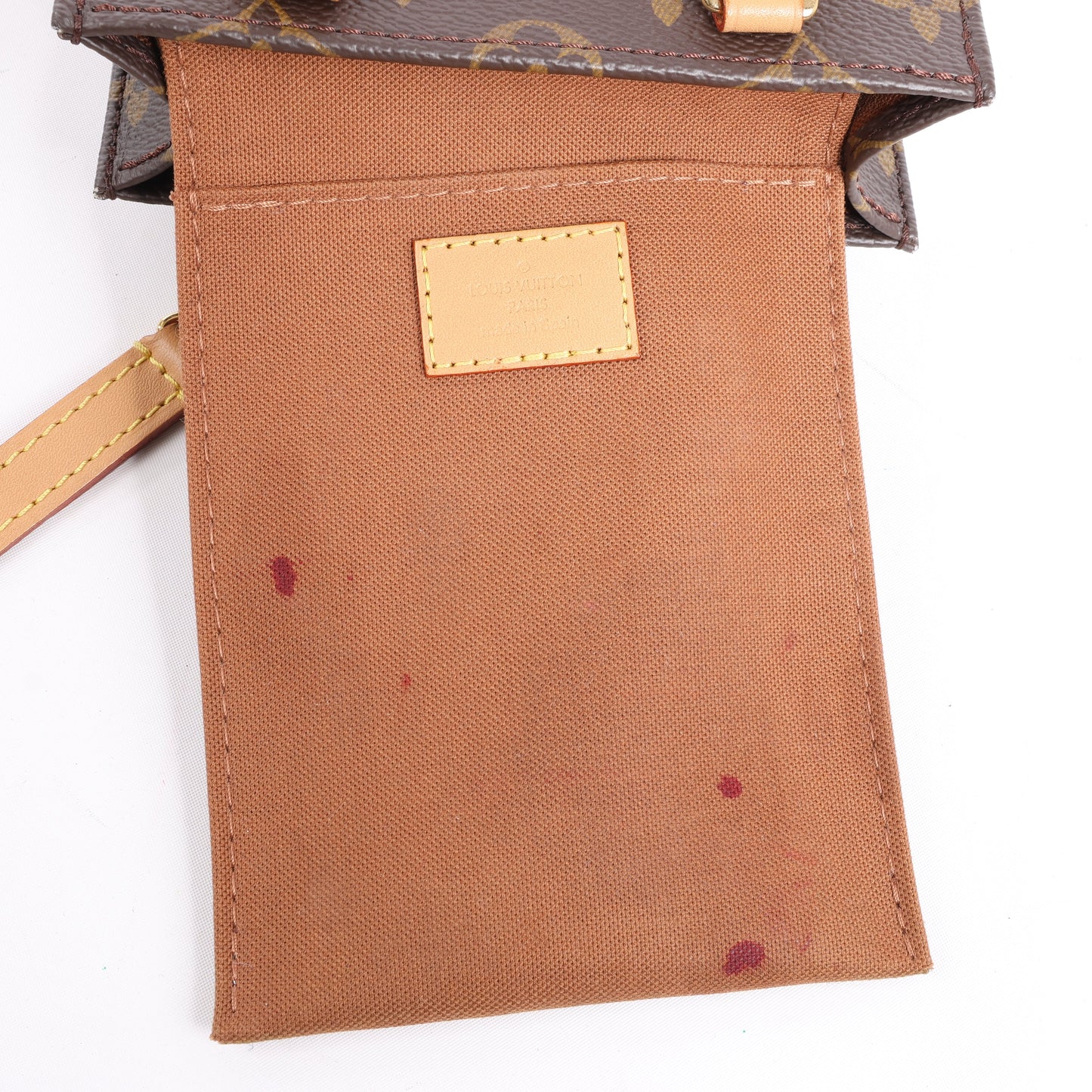 Louis Vuitton Monogram Petit Sac Plat 2Way Handbag M69442