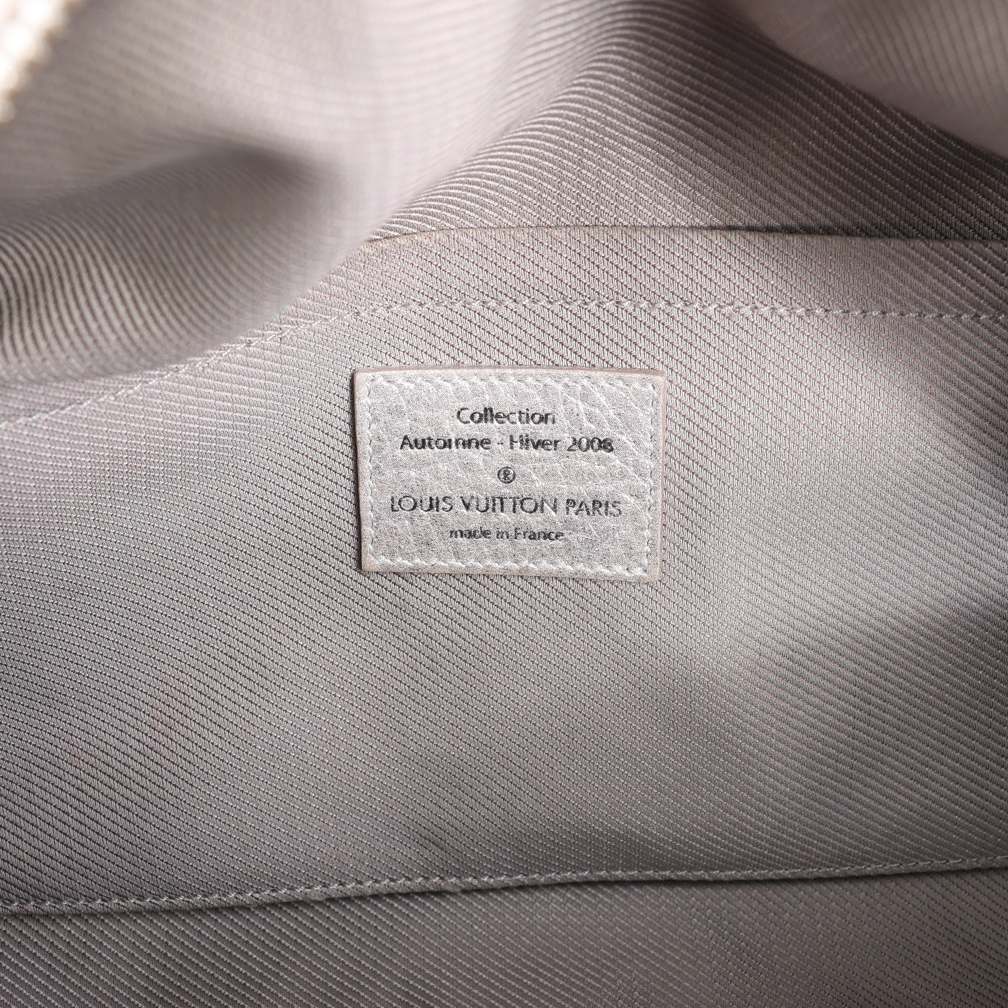 Louis Vuitton Comete Limited Edition Monogram Shoulder Bag in Shimmer Silver