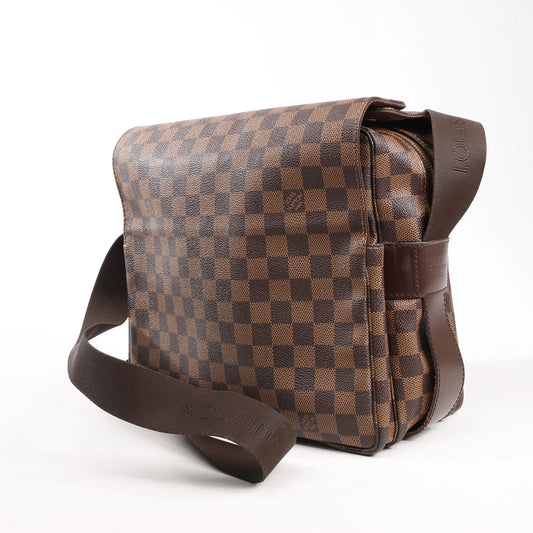 Louis Vuitton Naviglio Damier Ebene Shoulder Bag in Brown N45255