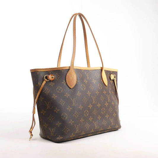 Louis Vuitton Neverfull PM Monogram Canvas Shoulder Bag in Brown M40155
