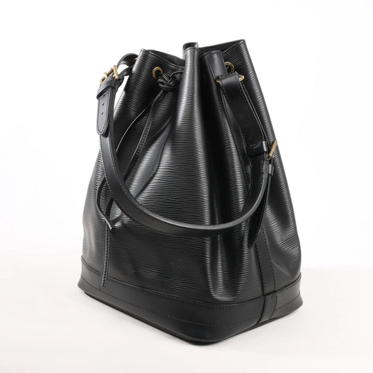 Sac bandoulière Louis Vuitton Noé en cuir Epi noir M59002