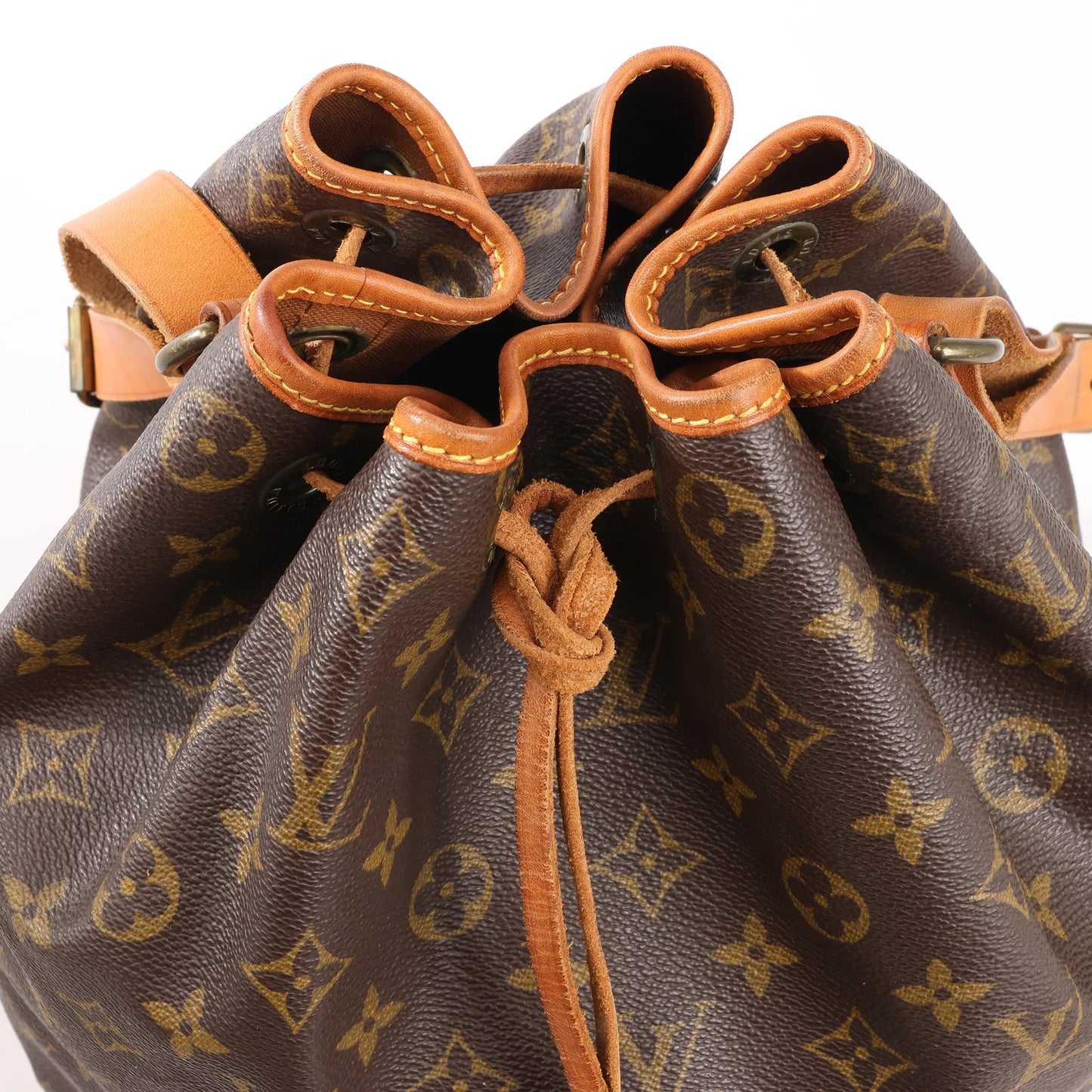 Louis Vuitton Noe Monogram Canvas Shoulder Bag in Brown M42224