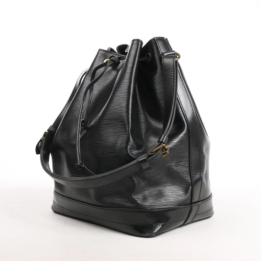 Louis Vuitton Noe Epi Leather Shoulder Bag in Black M59002