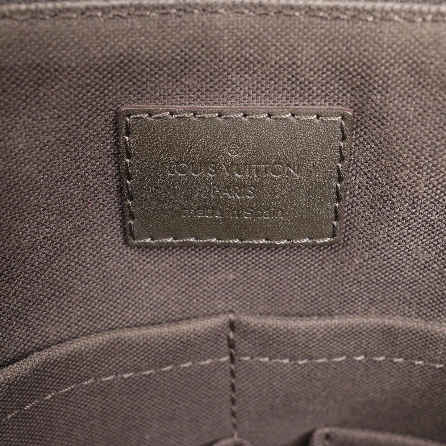 Louis Vuitton Damier Infini Porte-Documents Jour Handbag in Khaki