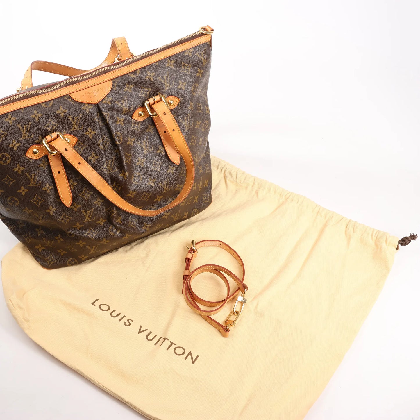 Louis Vuitton Monogram Palermo GM 2Way Handbag M40146