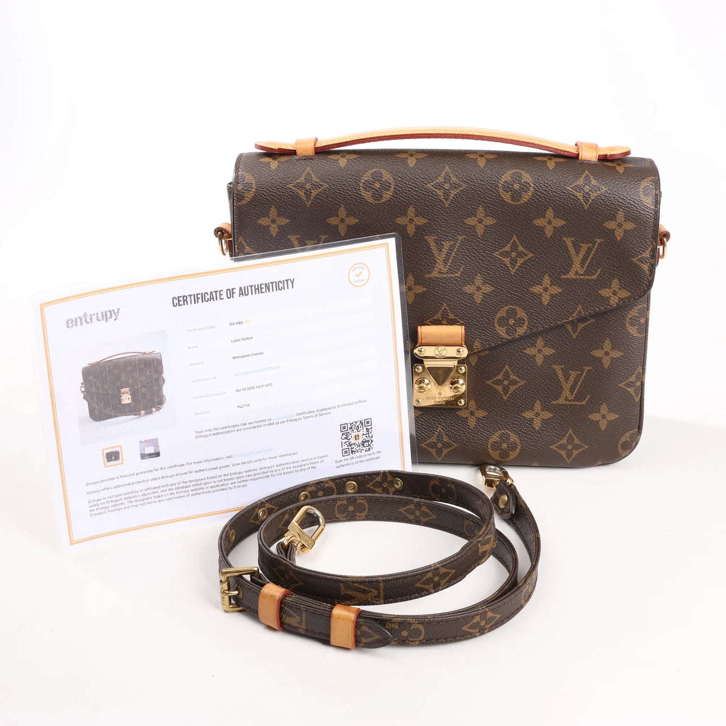 Louis Vuitton Monogram Pochette Metis 2Way Handbag M44875