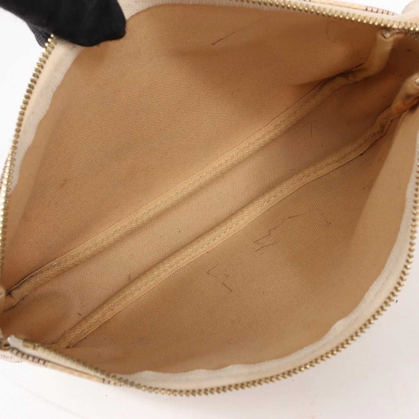 Louis Vuitton Pochette Accessoire Damier Azur Handbag in Beige N41207