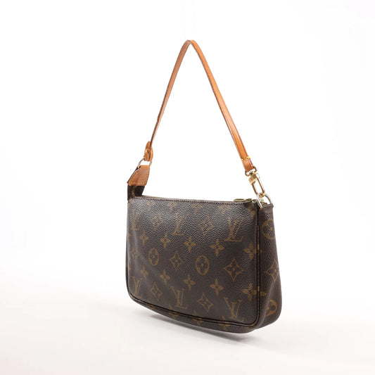 Louis Vuitton Pochette Accessoir Monogram Handbag in Brown M51980