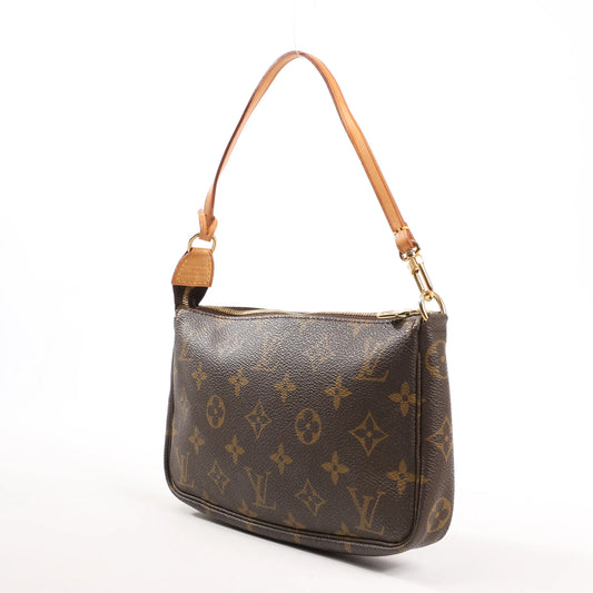 Louis Vuitton Pochette Accessoir Monogram Canvas Handbag in Brown M51980